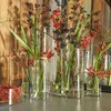 Chopper Glas Blumenvase - Transparent - Glas - D19 x 60 cm Produktbild-Vorschau 6
