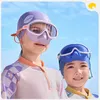 Taucherbrille Kinder, Schwimmbrille Kinder mit Nasenschutz Produktbild-Vorschau 2