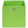 vidaXL Aufbewahrungsboxen 4 Stk. Grün 32x32x32 cm Stoff Produktbild-Vorschau 2