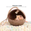 Versteckhaus Aus Kokosnussschalen Für Hamster, Produktbild-Vorschau 2