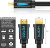 cavo rotondo da 10 m HDMI 2.0 4K UHD Ultra HD 3D ad alta Anteprima dell’immagine prodotto 5