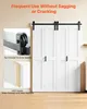 VEVOR Porta scorrevole a libro in stile porta da fienile Anteprima dell’immagine prodotto 7