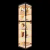 170 cm hohe, schmale vitrine mit fünf Einlegeböden und Produktbild-Vorschau 6