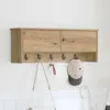 vidaXL Nástěnná noční lampička, držák, barva: Artisan dub Náhled obrázku produktu 2