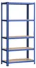 Wiltec Schwerlastregal 100x50x204cm, 200kg/Ebene, Produktbild-Vorschau 1
