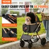 VEVOR kočárek pro psy 59x85x105cm kočárek pro psy nosnost Náhled obrázku produktu 2