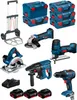BOSCH Kit 18V BK501 (GST 18V-LIS+GKS 18V-LI+GBH 18V-21+GWS Produktbild-Vorschau 1
