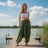 Pantalon de harem sarouel pantalon bouffant Aladdin en Voir les images du produit 8