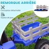 HOMCOM Tracteur électrique avec remorque amovible, voiture Voir les images du produit 3