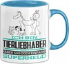 Tierliebhaber Geschenk Tasse Ich Bin Tierliebhaber Aber Sag Produktbild-Vorschau 1