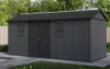 Keter Newton 1775 Gartenhaus - 230x539x246cm - Grau - Produktbild-Vorschau 2