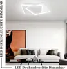 ZMH LED lampa sufitowa biały salon ściemnialna z pilotem Podgląd zdjęcia produktu 6