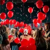 50x balony balon powietrze, hel czerwony dekoracja ślubna Podgląd zdjęcia produktu 6