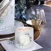 Kerze rund Eucalyptus Hearts white - Herzen um Eukalyptus Produktbild-Vorschau 2