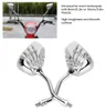 2 ks chrómové spätné zrkadlá na motocykel 8 mm 10 mm závit Náhľad obrázku produktu 7