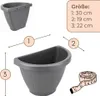Blumentopf Wand Wandvase Wandblumentopf Blumentopf Produktbild-Vorschau 2