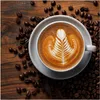 Küchenrückwand Spritzschutz Glas mit Motiv Kaffeegenuss 40 Produktbild-Vorschau 3