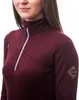 Mikina Sensor Merino Upper Zip dámské portská červená Náhled obrázku produktu 9