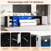 Sweiko 180 x 40 x 45 cm skrinka pod TV, lesklá LED skrinka Náhľad obrázku produktu 9