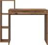 vidaXL Scrivania con ripiano in legno di recupero 100 x 40 Anteprima dell’immagine prodotto 5