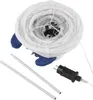 A partially assembled LED snowman decoration with its components laid out. Produktbild-Vorschau