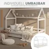 Lit D'Enfant 80x160 cm avec Matelas Lit Cabane Montessori Voir les images du produit 16