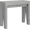 Ausziehbare Konsole 90x40/196 cm Naxy Small Cemento Produktbild-Vorschau 1