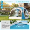 COSTWAY Strandzelt 344x344cm, Gartenzelt für 6-8 Personen Produktbild-Vorschau 6