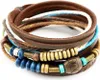 axy Echtlederarmband Lederarmband Wickelarmband Armband für Produktbild-Vorschau 1