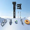 MODFU Fahrradpumpe alle Ventile, Luftpumpe Fahrrad Ventile Produktbild-Vorschau 1