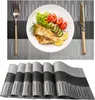 PVC Platzsets 6er Set Abwaschbar Hitzebeständig Tischsets Produktbild-Vorschau 1