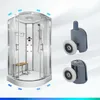 Sprchové Kolieska Sada 8 kusov Kolieska 24mm Horné Spodné Náhľad obrázku produktu 2