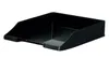 A black plastic document tray is shown against a white background. Podgląd zdjęcia produktu
