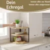 LS-LebenStil Küchenregal Eckregal Holz 27cm Stehendes Produktbild-Vorschau 6