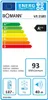 An energy efficiency label for a Bomann VS 2185 appliance. Produktbild-Vorschau