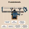 Piła ukośna Wiltec 600 mm, -45° do +45°, szerokość cięcia Podgląd zdjęcia produktu 7