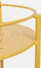 Carrello di servizio Burton Ø45 x 81 cm in metallo giallo Anteprima dell’immagine prodotto 4