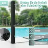 Solardusche 40L eckig Schwarz Pooldusche Campingdusche Produktbild-Vorschau 2