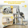 PawHut Escalier pour animaux domestiques réglable 3/4 Voir les images du produit 4