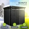 Juskys Metall Gerätehaus Luzern 5,2 m² - wetterfest & Produktbild-Vorschau 3