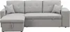 Divano letto angolare/reversibile "Axel" - 3 posti - Grigio Anteprima dell’immagine prodotto 1