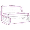 Mittelsofa 120x80 cm Massivholz Douglasie Produktbild-Vorschau 10