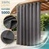 Lantigo Outdoor Vorhang Graphit 155x230 cm Blickdicht Produktbild-Vorschau 2