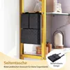 COSTWAY Scaffale a muro a 6 ripiani, scaffale sospeso con 8 Anteprima dell’immagine prodotto 6