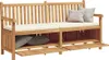 Panchina da giardino 180 x 60 x 90 cm Legno di teak solido Anteprima dell’immagine prodotto 2