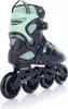 A pair of black and green inline skates on a white background. Anteprima dell’immagine prodotto
