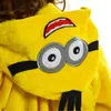 Onesie Kigurumi Pyjama Kostüm für Kinder Minions 140 Produktbild-Vorschau 4