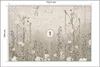 Muralo Selbstklebende Fototapete BLUMEN Blätter Pflanzen Produktbild-Vorschau 2