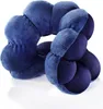 A blue neck pillow is shown against a white background. Podgląd zdjęcia produktu