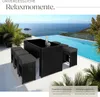 tectake® Aluminium Rattan Barset Ibiza wetterfest und Produktbild-Vorschau 7